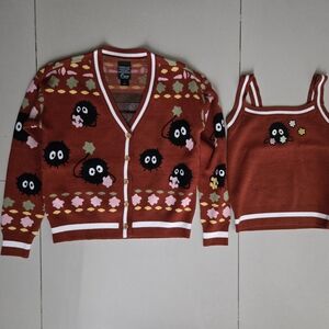 Studio Ghibli Boxlunch Brownish Cardigan and Tank Top Set Spirited Away